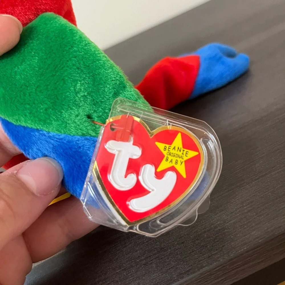 JABBER Parrot Beanie Babies- With Tag Errors - Picture 2 of 9